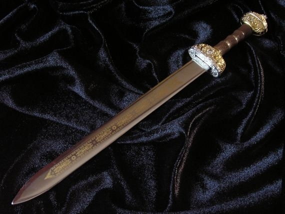 Płatnerze hiszpańscy MINIATURKA RZYMSKIEGO GLADIUSA