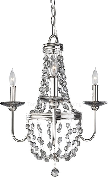 Elstead Lighting Lampa wisząca MALIA kol. POLEROWANY Nikiel (FE/MALIA/3) - Feiss-