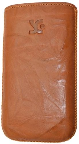 Samsung Galaxy S Duos S7562 futerał ze skóry naturalnej firmy Suncase w kolorze brązowym