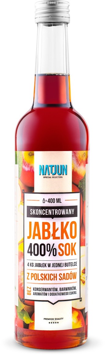 Natjun Skoncentrowany sok jabłkowy - 400 ml