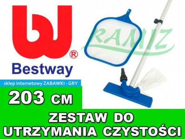 Bestway ZESTAW DO UTRZYMANIA CZYSTOŚCI dł 203cm 58013