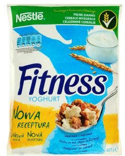 Nestle Fitness Yoghurt Płatki śniadaniowe 425 g