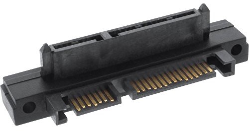 InLine 27700 °F SATA Adapter (wtyczka na gniazdo, 22-stykowe (15 Plus 7), gewinkel w górę) 4043718217526