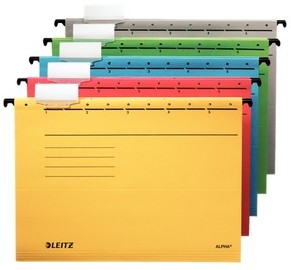 Leitz Teczka zawieszkowa Alpha A4 niebieska LE1133