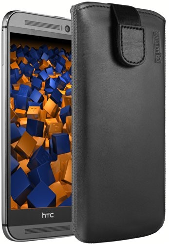 Mumbi prawdziwe skórzane torby skórzane etui na telefon komórkowy HTC One M8/M8s (klapka z funkcją wyciągania pomoc do wyciągania)