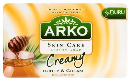 Arko SUNCO Mydło kosmetyczne Skin Care Miód i krem Równoważące 90 g
