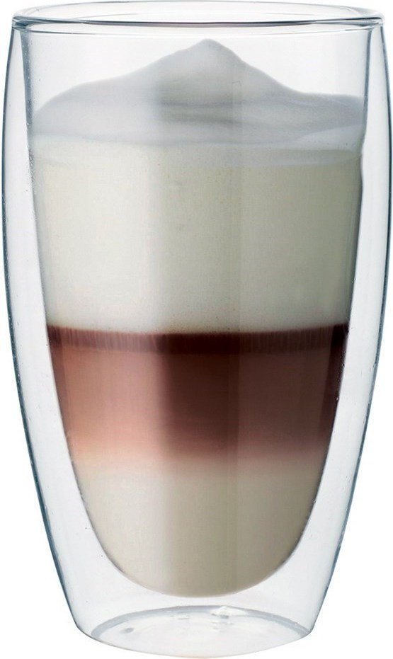 Maxxo Cafe Latte 2-częściowy zestaw szklanek 380 ml