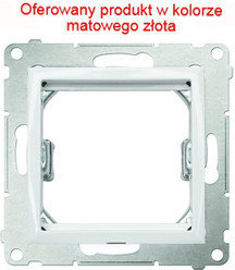 Kontakt Simon Adapter na osprzęt standardu 45x45 mm złoty mat DA45.01/44 SIMON