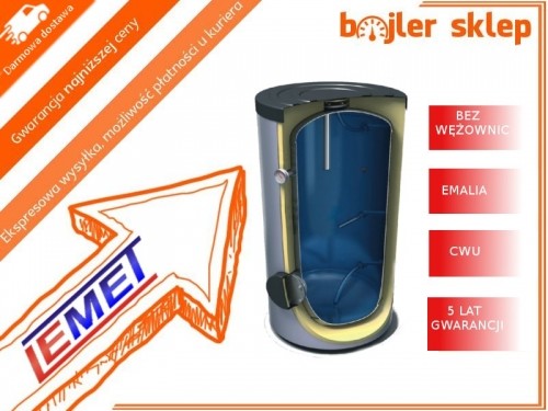 Lemet Zasobnik 250L 0w bojler bez wężownic + ANODA + WYSYŁKA POBRANIOWA GRATIS