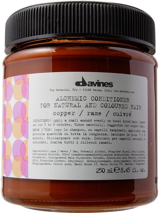Davines Alchemic Copper odżywka koloryzująca do włosów miedzianych 250ml