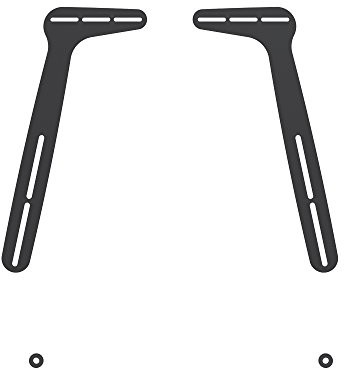 PureMounts Puremounts PM-Sound-A  uchwyt uniwersalny Sound Bar/Sound Bar, zgodna ze standardem VESA do 600 X 400, maks. obciążenie 15 kg, materiał stal 2,5 MM 4260134118132