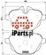 BREMBO Klocki hamulcowe - komplet P 06 064