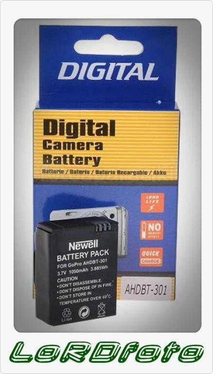 Newell Akumulator zamiennik AHDBT-301 do kamer GoPro Hero 3