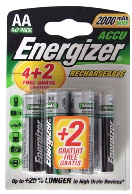 Energizer Rechargeable 2000 mAh