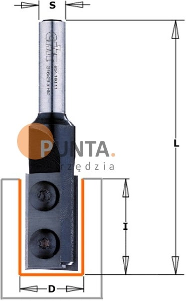 CMT FREZY NA PŁYTKI WYMIENNE Art. 654,655 654.161.11
