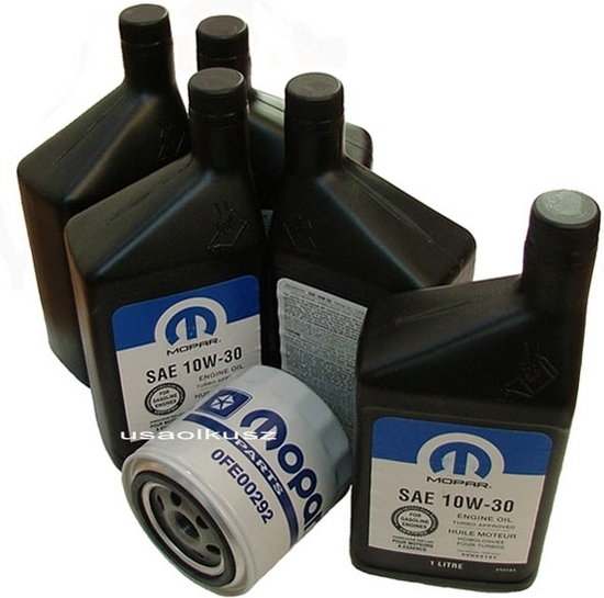 MOPAR Filtr oleju + olej 10W30 Jeep Comanche 4,0