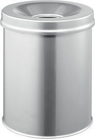 Durable Kosz na śmieci okrągły 15l SAFE srebrny