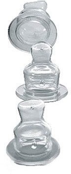 NIP Silikonowy smoczek do butelki z zaworem rozm. 1 (herbata) 33002