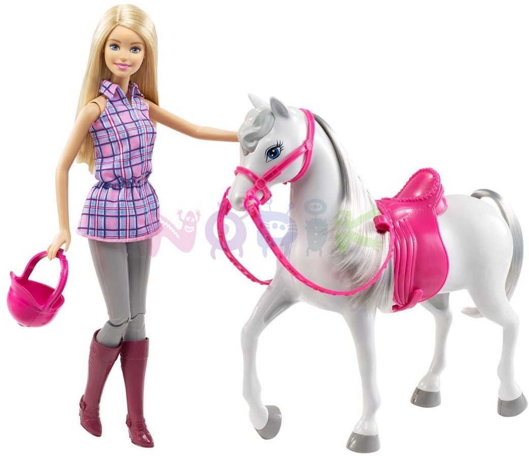 Mattel Lalka Barbie i koń DHB68