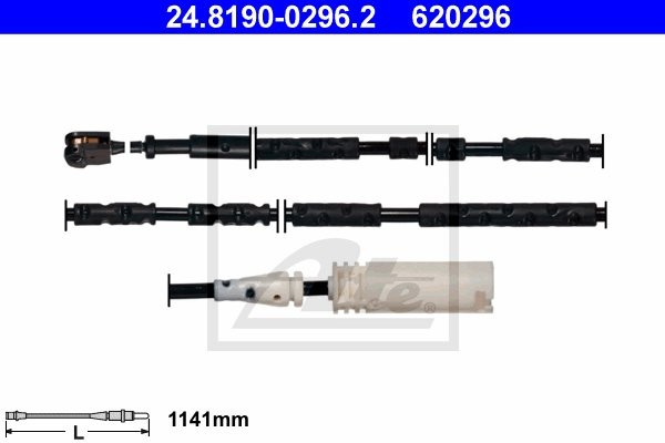 ATE CZUJNIK KLOCKÓW HAM  24.8190-0296.2 BMW X1 E84 SDRIVE 1.6D 116KM 12-