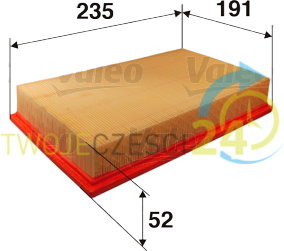 Valeo Filtr powietrza 585172