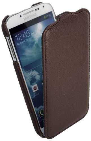Samsung MDA HOUSGS4SAM braune Haute Couture Etui Handytasche für I9500 Galaxy S4