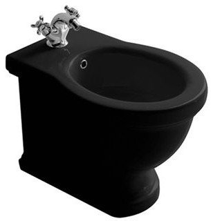 Galassia Ethos Bidet stojący 55x38cm, z trzema otworami, czarny 8438NE