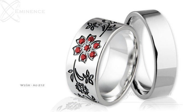 Eminence Obrączki srebrne - wzór Ag-212