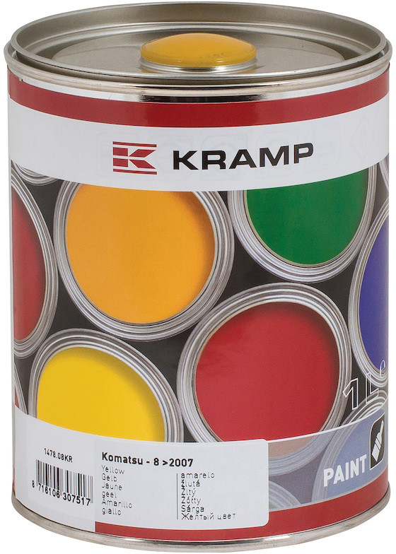 Kramp Kramp Lakier Komatsu,żółty 8 >2007