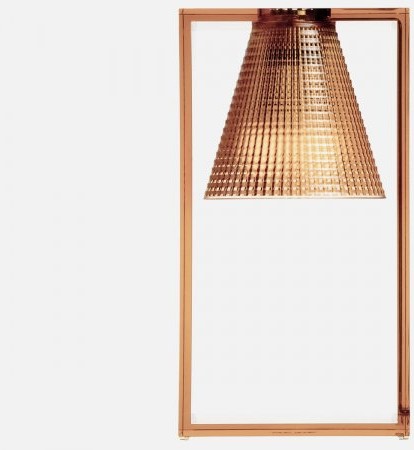 Kartell Lampa Stołowa Light-Air transparentna różowa - 9135-RO