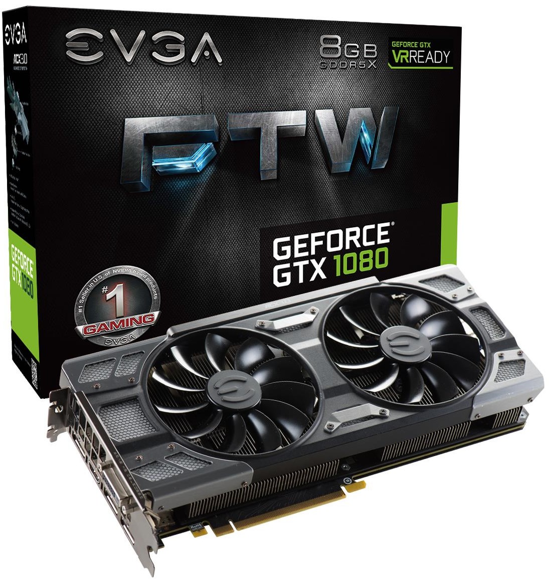 EVGA GeForce GTX 1080 FTW Gaming ACX VR Ready (08G-P4-6286-KR)