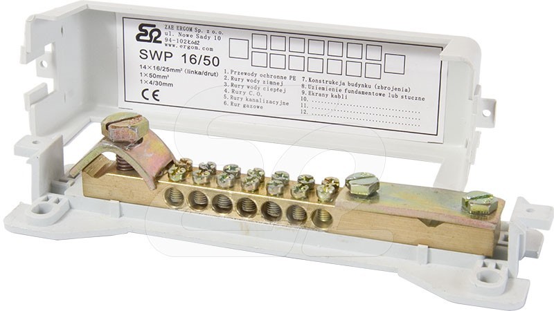 ERGOM Szyna wyrównująca potencjał SWP 16/50