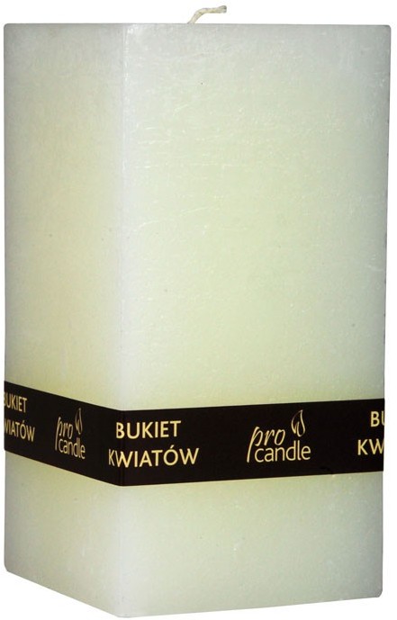 Pro Candle wieca zapachowa ProCandle 734001 / prostopadłościan / bukiet kwiatów