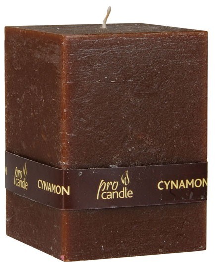 Pro Candle wieca zapachowa ProCandle 736006 / prostopadłościan / cynamon