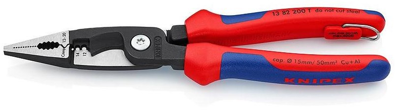 Knipex Szczypce wielofunkcyjne Knipex 13 82 200 T 0.5 do 2.5 mm stal narzędziowa