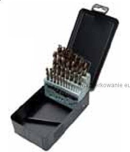 MILWAUKEE Kaseta z wiertłami do metalu HSS-G Cobalt (25szt) 4932352471