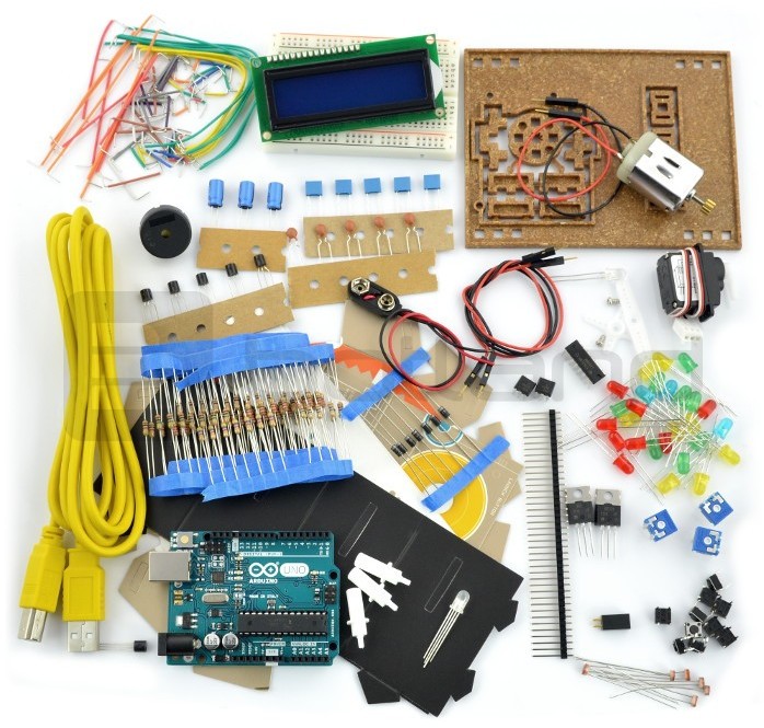 Arduino StarterKit - oficjalny zestaw startowy z płytką Arduino Uno ARD-04796