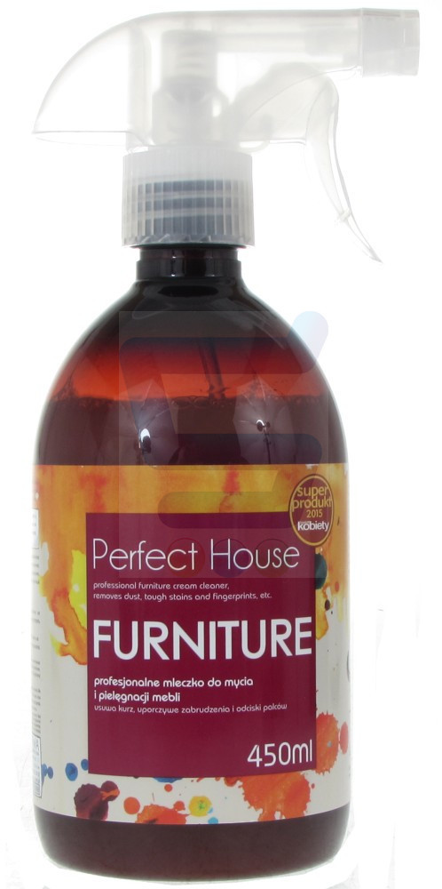 Barwa Perfect House Mleczko w sprayu do mycia i pielęgnacji mebli 450 ml