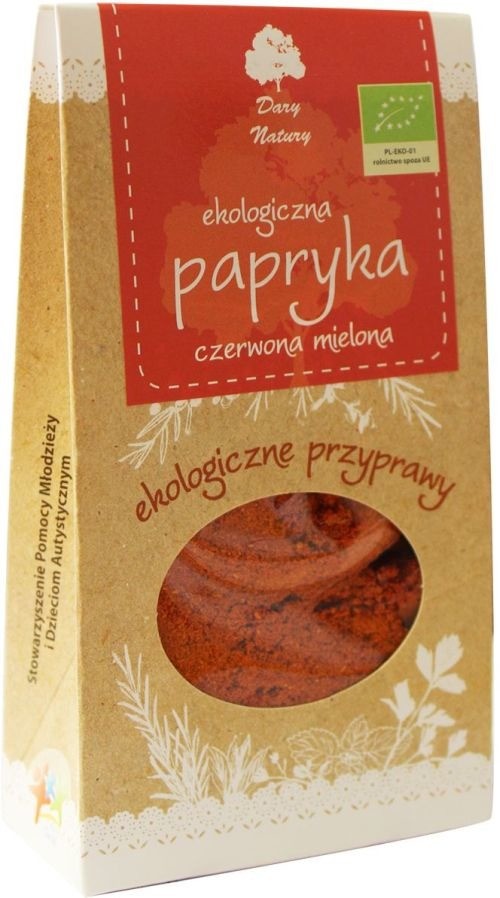 Dary Natury Papryka Czerwona Słodka Mielona 50g - EKO DANPAPCZERMIE