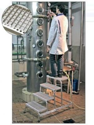 Krause Pomost montażowy z kratki aluminiowej 3 stopnie - 2.60m robocza