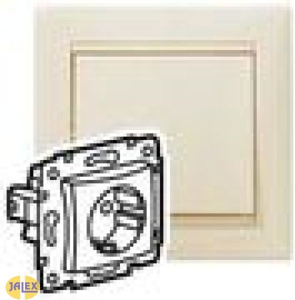 Legrand Valena GNIAZDO 2P+Z SCHUKO z przesłonami torów prądowych 774321