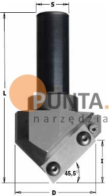 CMT FREZ V-ROWKUJĄCY - NA WYMIENNE PŁYTKI 663.101.11