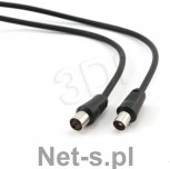 Gembird kabel antenowy TV M/F 1.8m