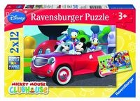 Ravensburger Puzzle Miki Minnie i przyjaciele 2x12