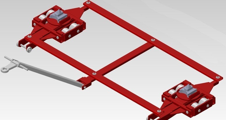 49942934 Podwozie tandemowe cointainer TL20 (nośność: 20T)