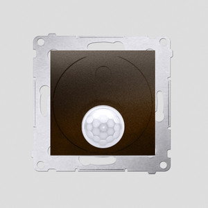 Kontakt SIMON Łącznik z czujnikiem ruchu 8(2) A, 230V brąz mat DCR11P.01/46 SI