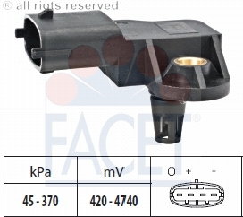 FACET Czujnik cisnienia powietrza, adaptacja wysokosciowa 10.3167