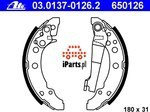 ATE Szczki hamulcowe - komplet 03.0137-0126.2