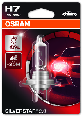 OSRAM H7 12V 55W PX26d SILVERSTAR 2.0