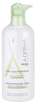 A-Derma Original Care nawilżające mleczko do ciała Softens and Moisturises 24h with Pump 400 ml